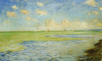Claude Monet Seascape at Pourville