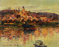 Claude Monet Vétheuil, Sunset
