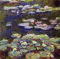 Claude Monet White and Yellow Water-Lilies