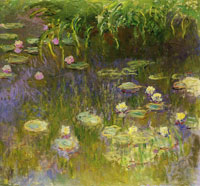 Claude Monet Yellow and Lilac Water-Lilies