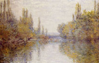 Claude Monet Ar Arm of the Seine near Vétheuil