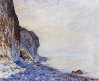 Claude Monet A Cliff