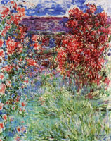 Claude Monet The House among Roses