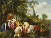 Moyses van Wtenbrouck Pharaoh's Daughter Discovers Moses in the Rush Basket