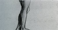 Vincent van Gogh Female Nude, Standing, Lower Part