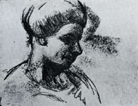 Vincent van Gogh Head of a Woman