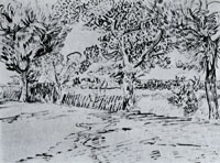 Vincent van Gogh Landscape with Trees
