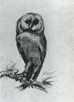 Vincent van Gogh Stuffed Owl