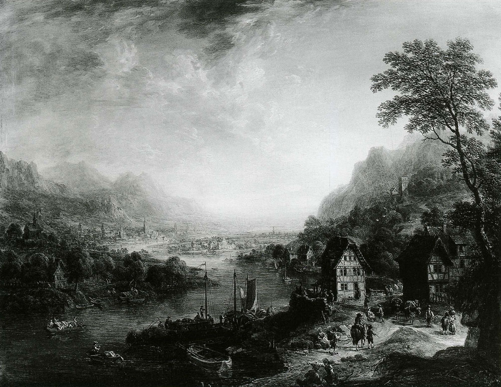 Christian Georg Schütz - River Landscape