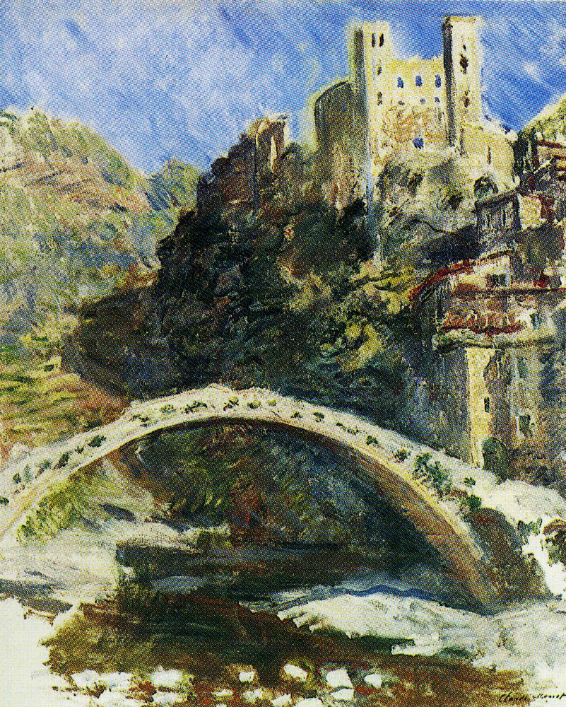 Claude Monet - The Castle at Dolceacqua