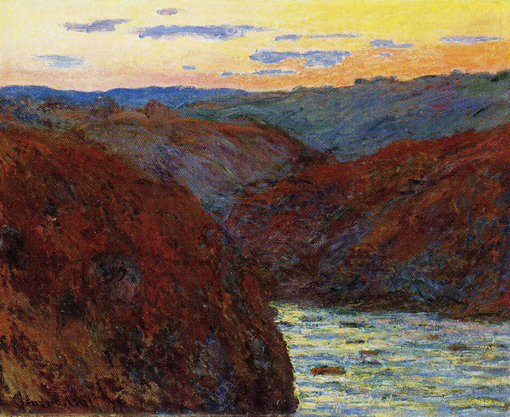Claude Monet - The Creuse, Sunset
