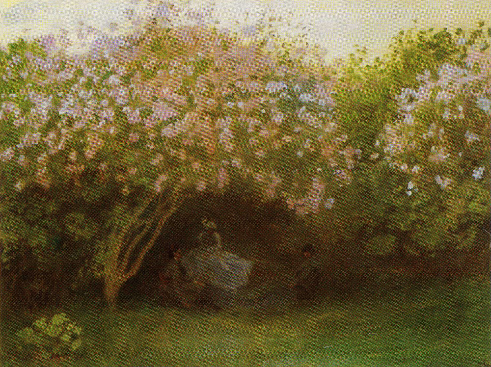 Claude Monet - Lilacs, Grey Weather