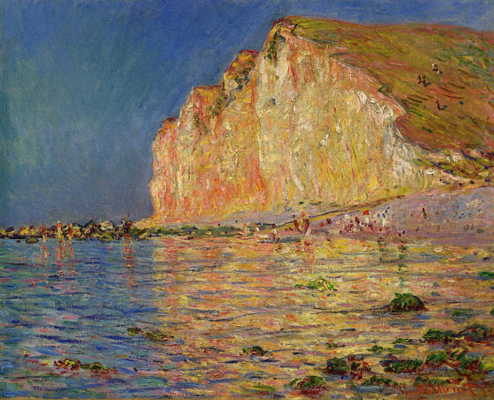 Claude Monet - Low Tide at Les Petites-Dalles