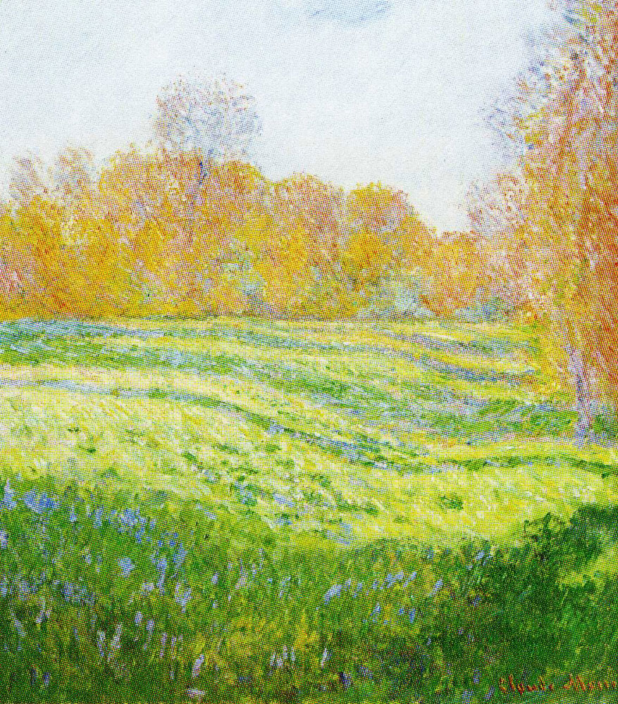 Claude Monet - Meadow at Giverny, Autumn Effect