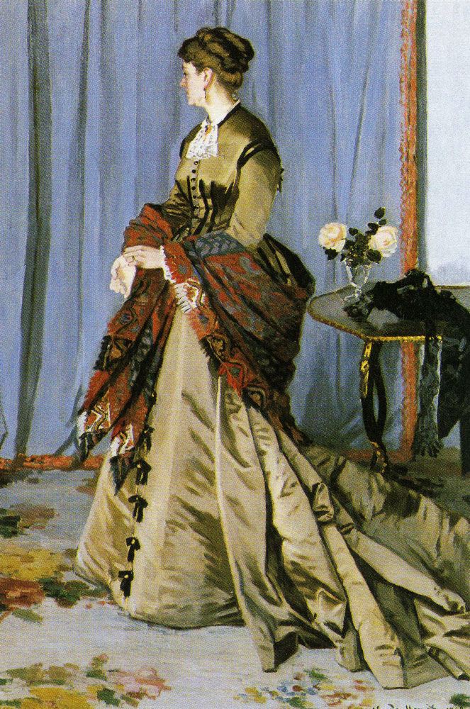 Claude Monet - Portrait of Mrs. Gaudibert