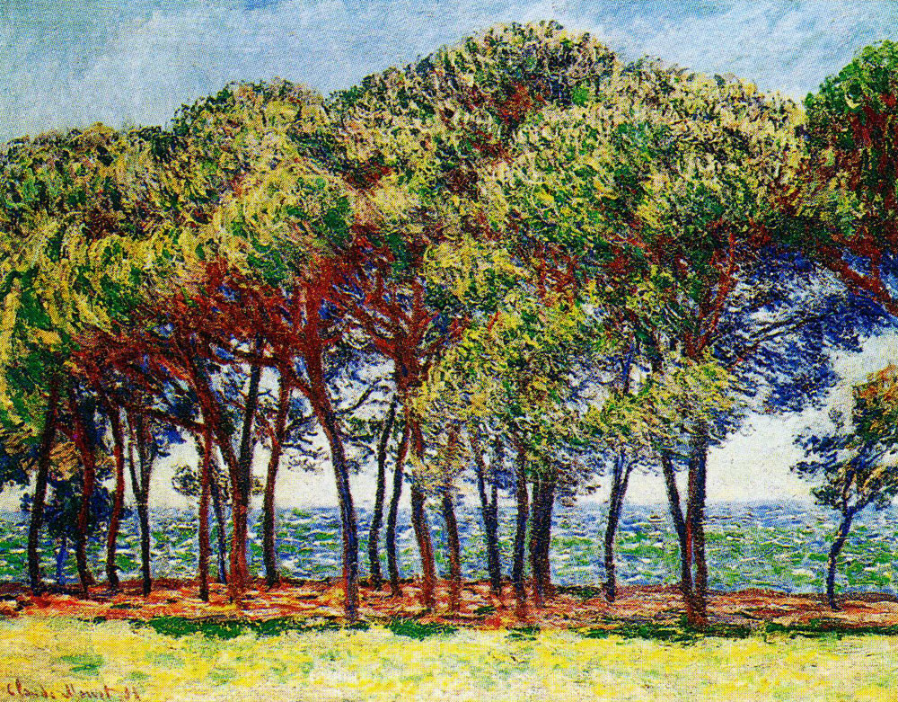 Claude Monet - Pine Trees at Cap d'Antibes