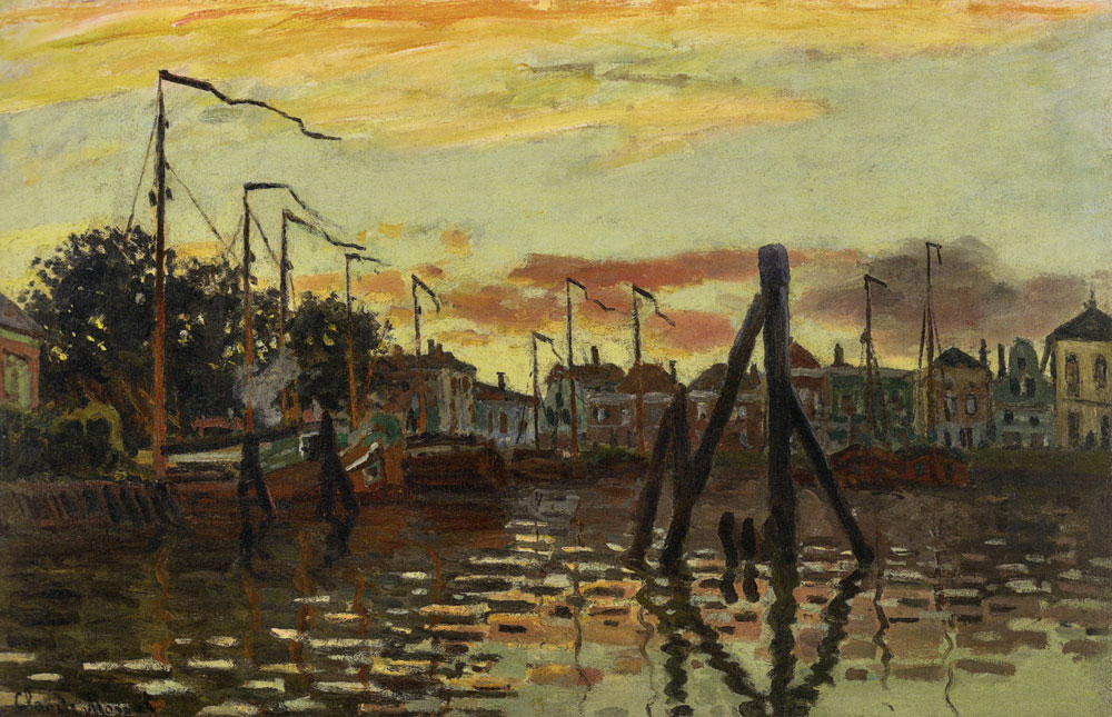 Claude Monet - The Port of Zaandam