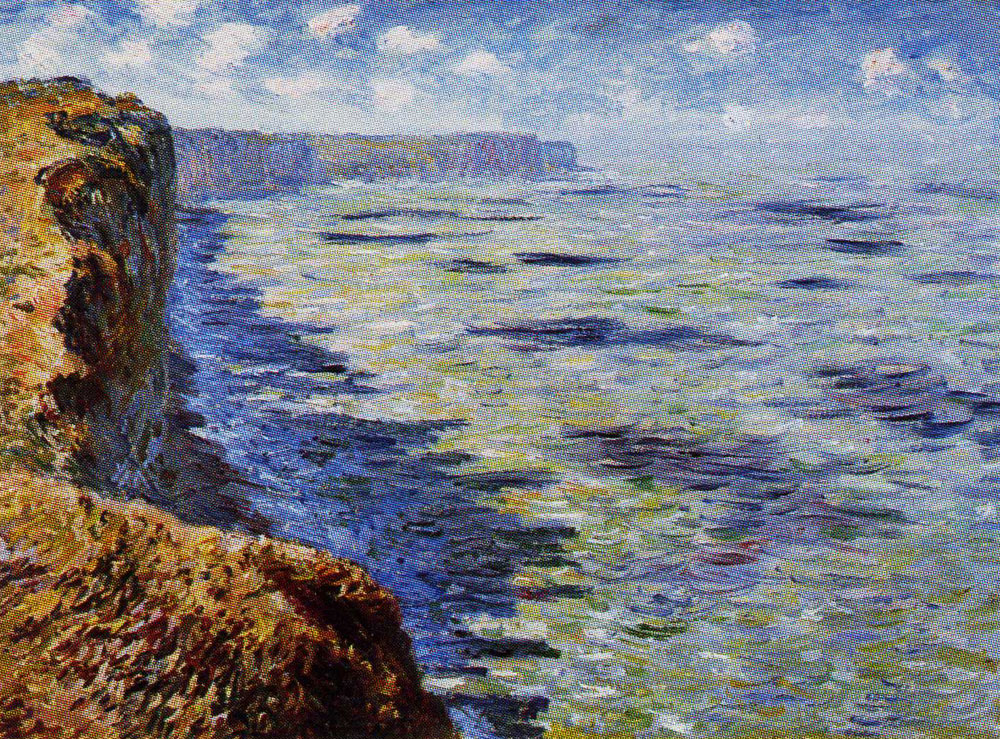 Claude Monet - Sea Study Seen from the Cliffs