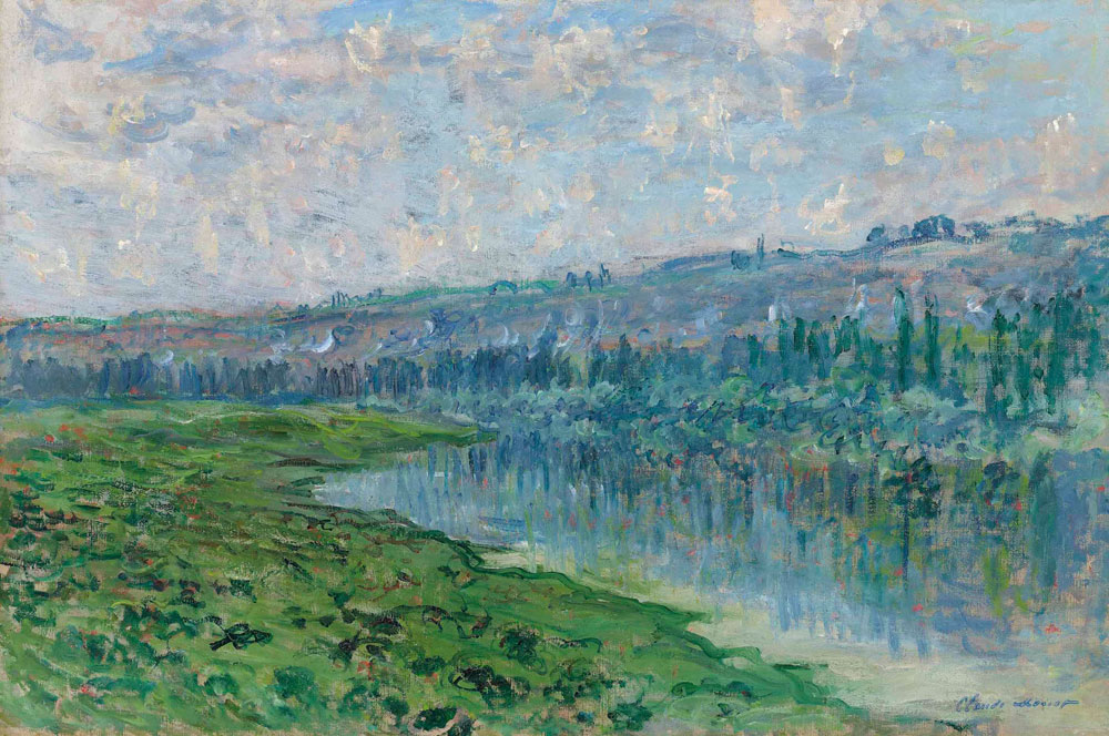 Claude Monet - The Seine and the Chantemesle Hills