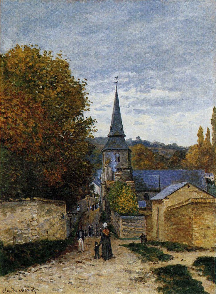 Claude Monet - Street in Sainte-Adresse