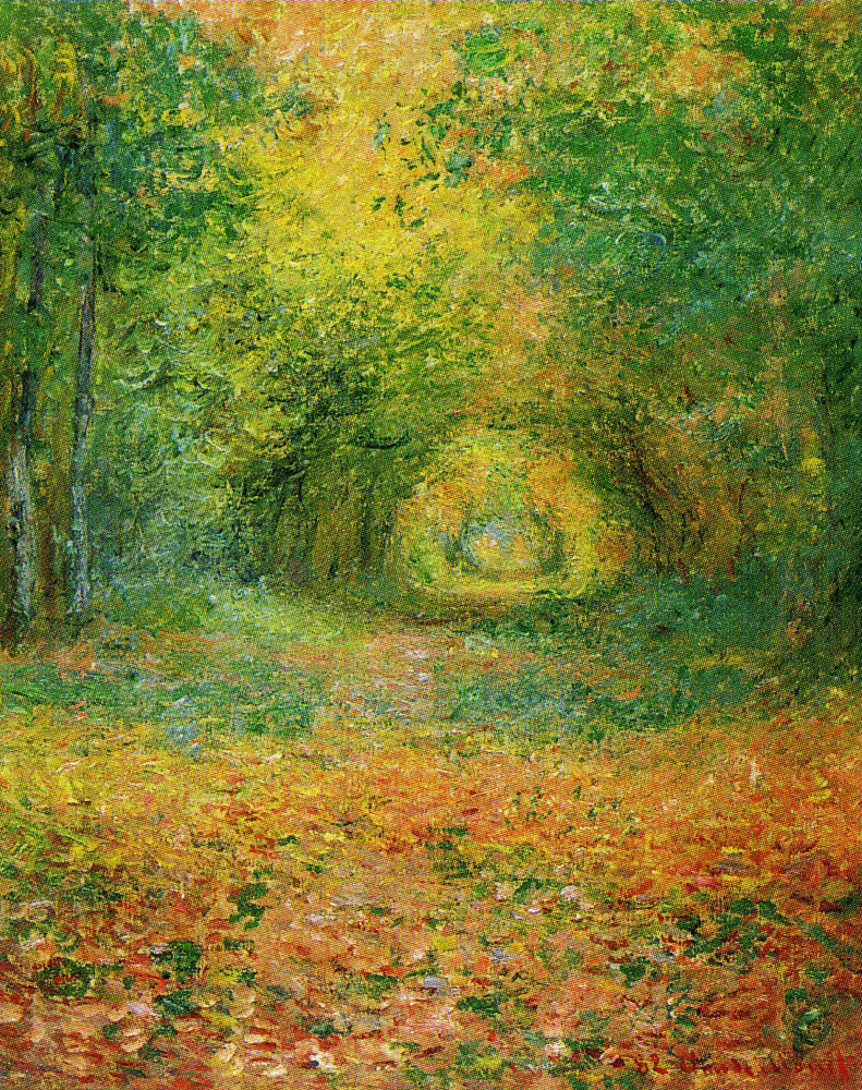 Claude Monet - Undergrowth in Saint-Germain Forest