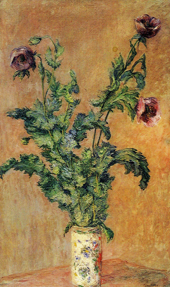 Claude Monet - Vase of Poppies