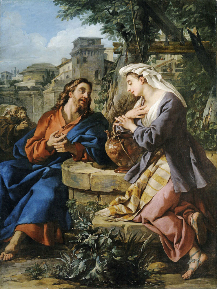 Jean-François de Troy - Christ and the Woman of Samaria
