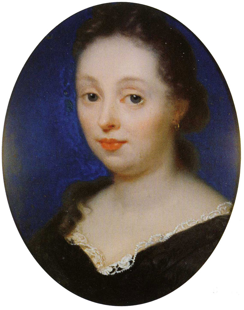 Godfried Schalcken - Portrait of Françoisia van Diemen, wife of the artist