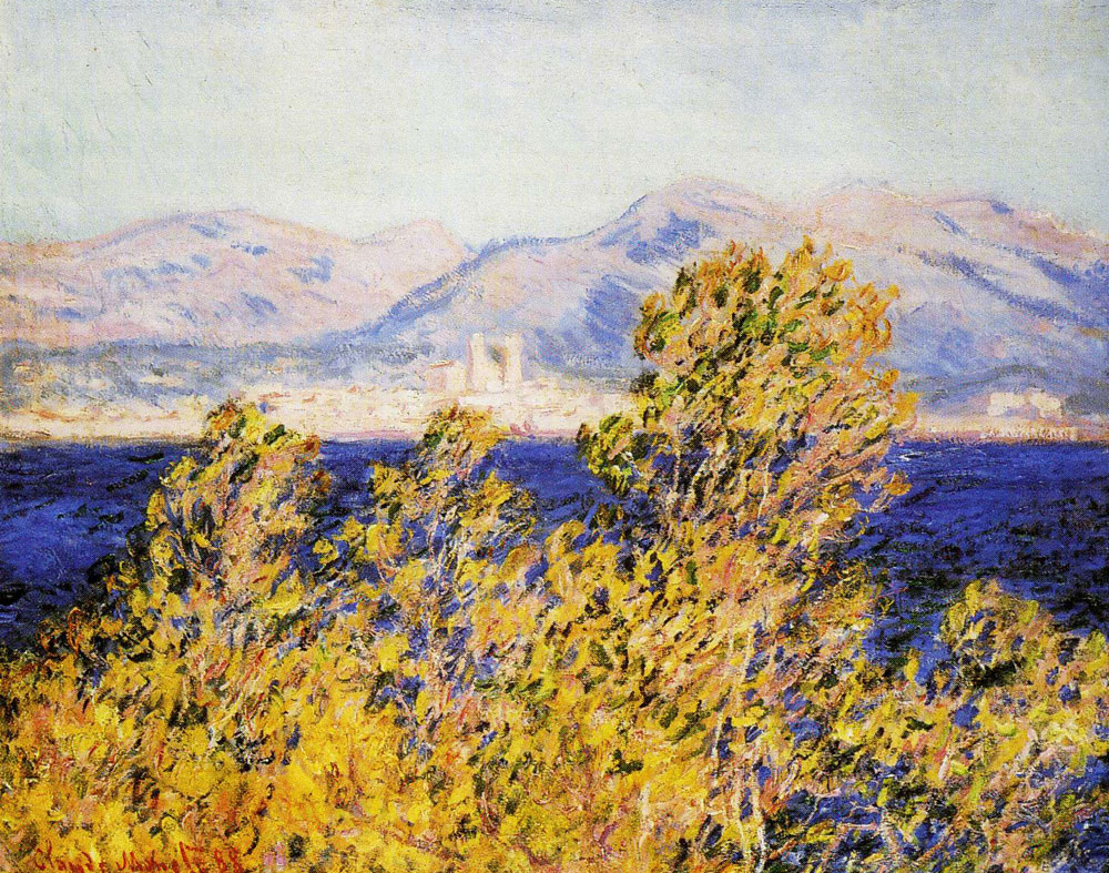 Claude Monet - Antibes, View from Cap d'Antibes