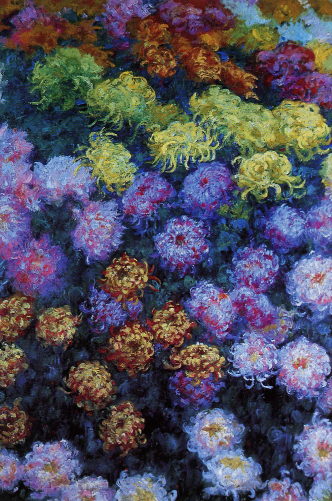 Claude Monet - Bed of Chrysanthemums