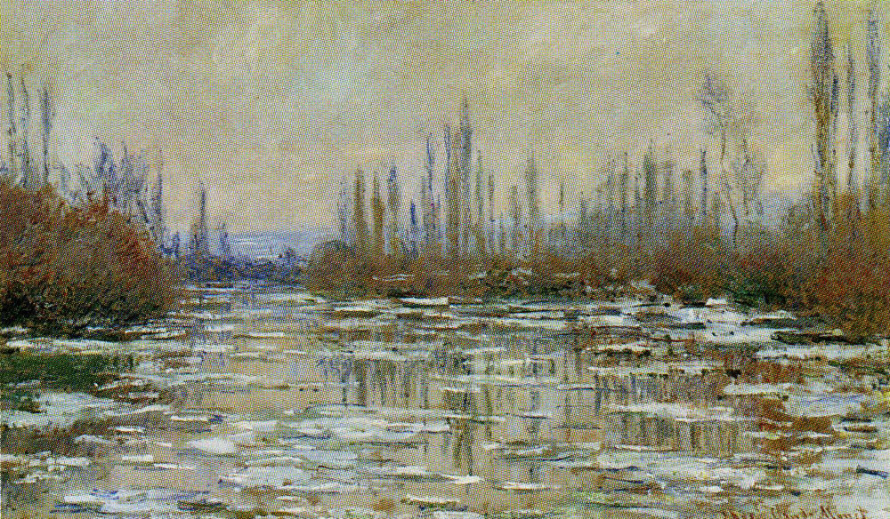 Claude Monet - Breakup of Ice