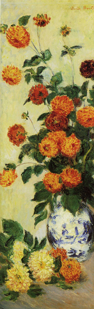 Claude Monet - Dahlias
