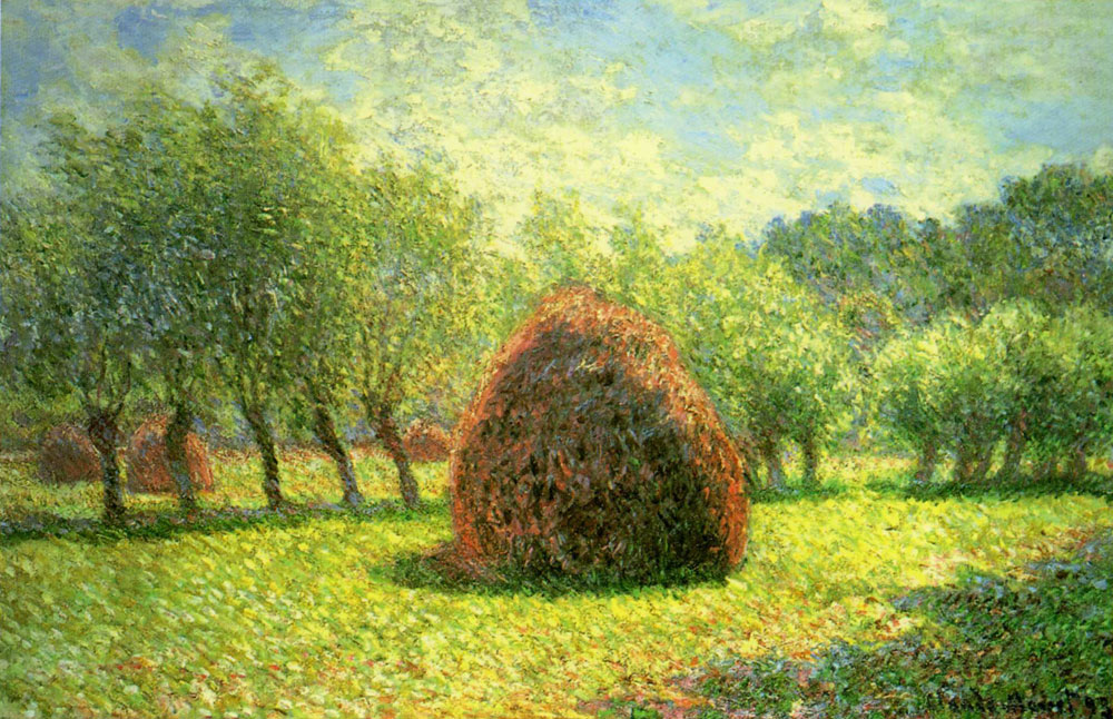 Claude Monet - Haystacks at Giverny