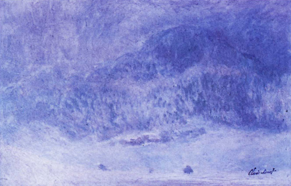 Claude Monet - Mount Kolsaas, Snow Storm