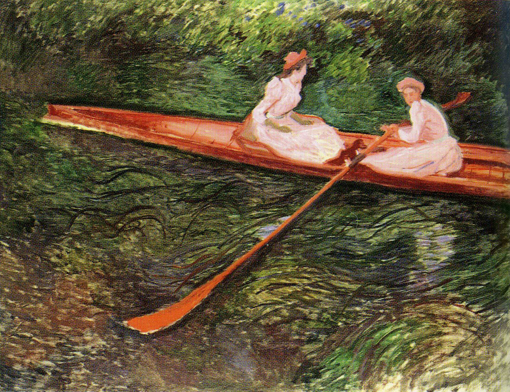 Claude Monet - The Pink Skiff