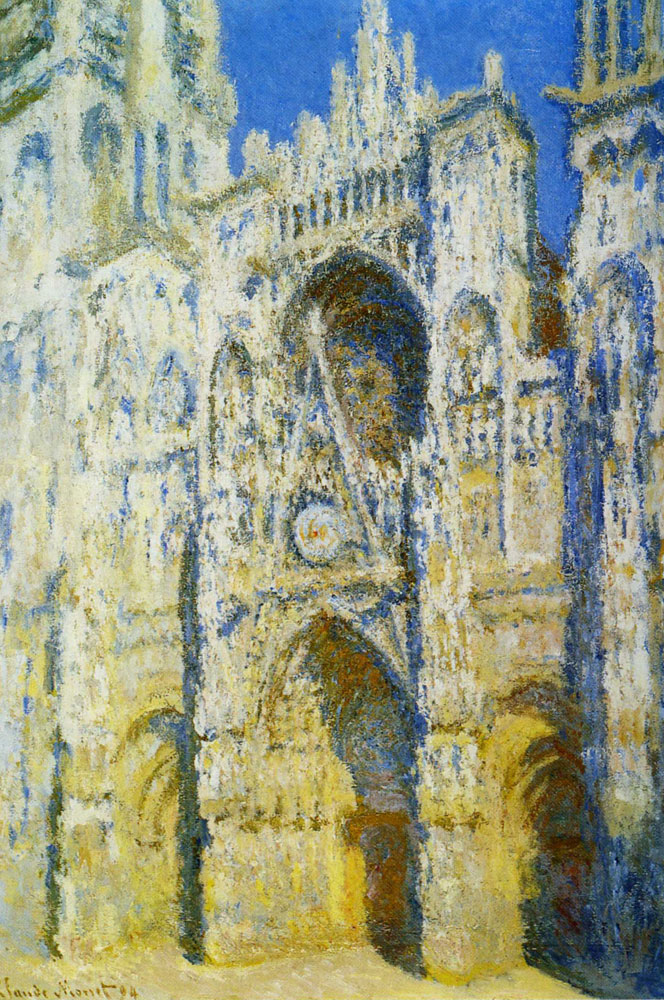 Claude Monet - The Portal and the Tour d'Albane in the Sunlight