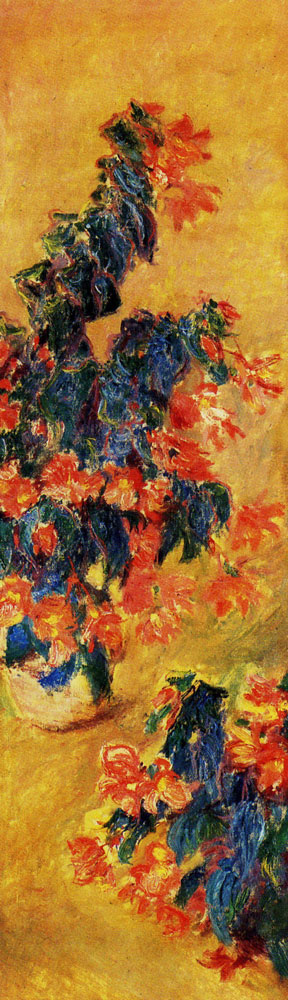 Claude Monet - Red Azaleas in a Pot