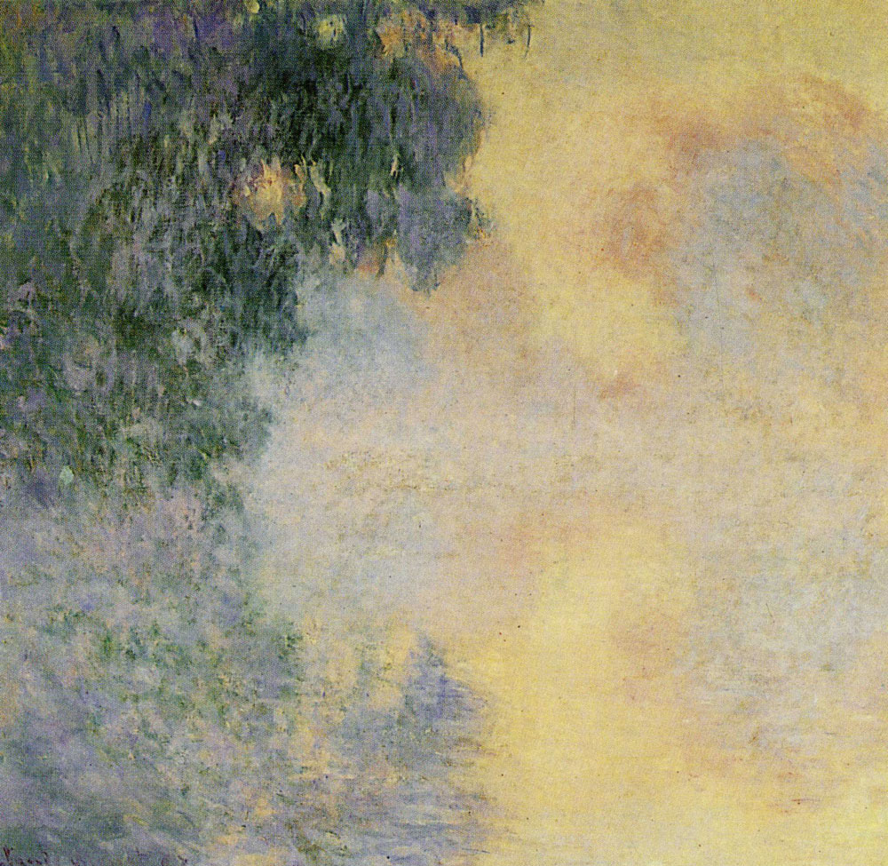 Claude Monet - Arm of the Seine near Giverny in the Fog