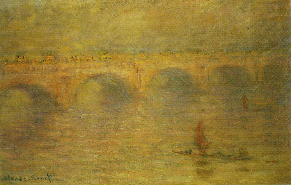 Claude Monet - Waterloo Bridge, Sunlight Effect