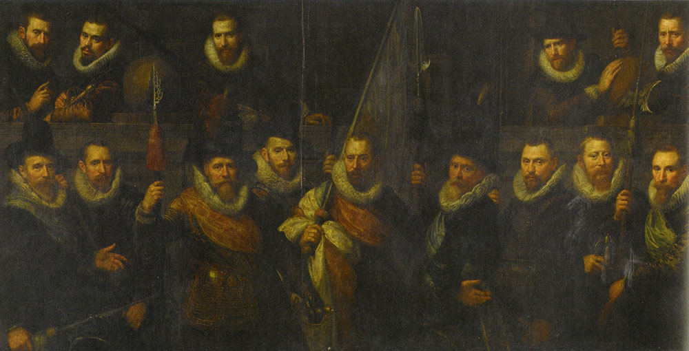 Paulus Moreelse - Officers and other civic guardsmen of the IIIrd District of Amsterdam, under the command of Captain Jacob Gerritsz. Hoyngh and Lieutenant Nanningh Florisz. Cloeck