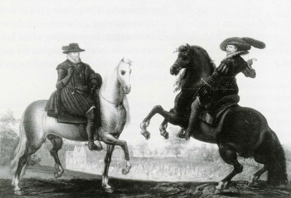 Pauwels van Hillegaert - Princes Maurits and Frederik Hendrik on Horseback