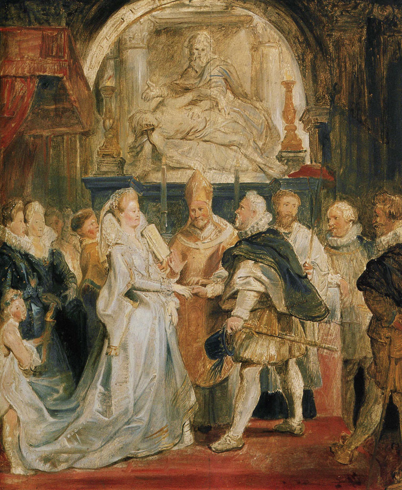 Peter Paul Rubens - The Marriage by Proxy (5. October 1600)