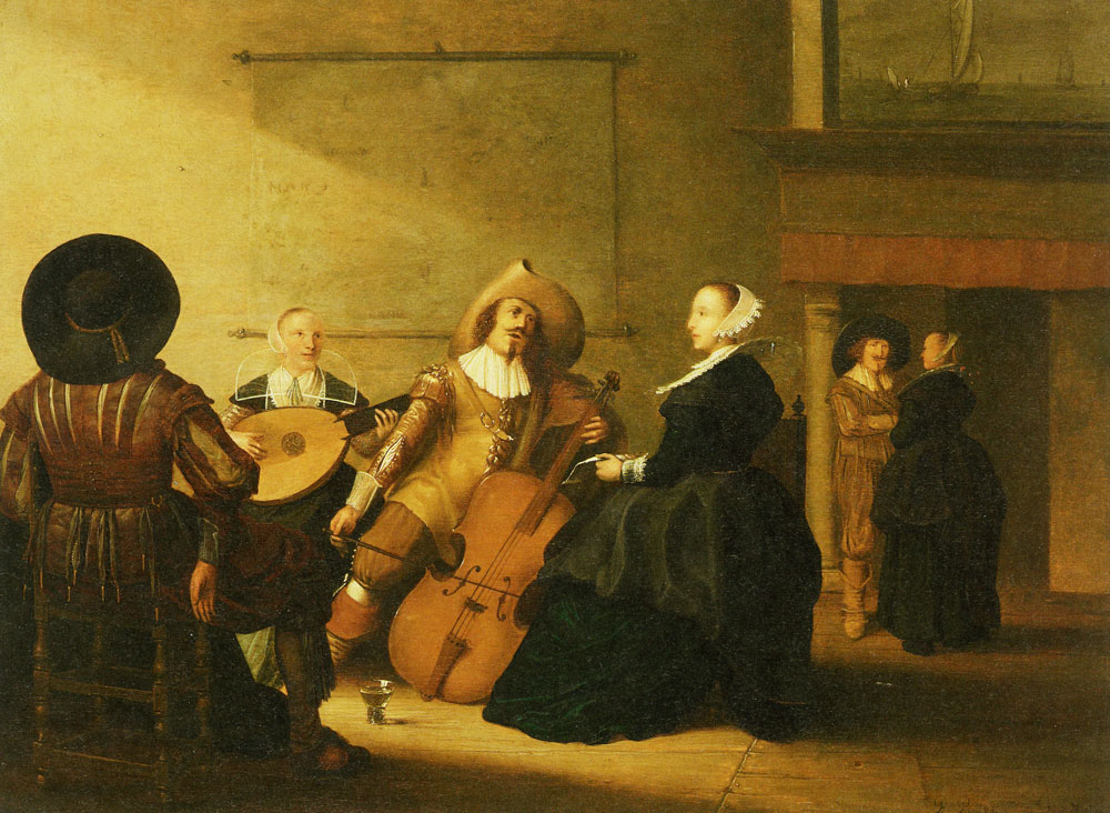 Pieter Symonsz. Potter - A Musical Company in an Interior