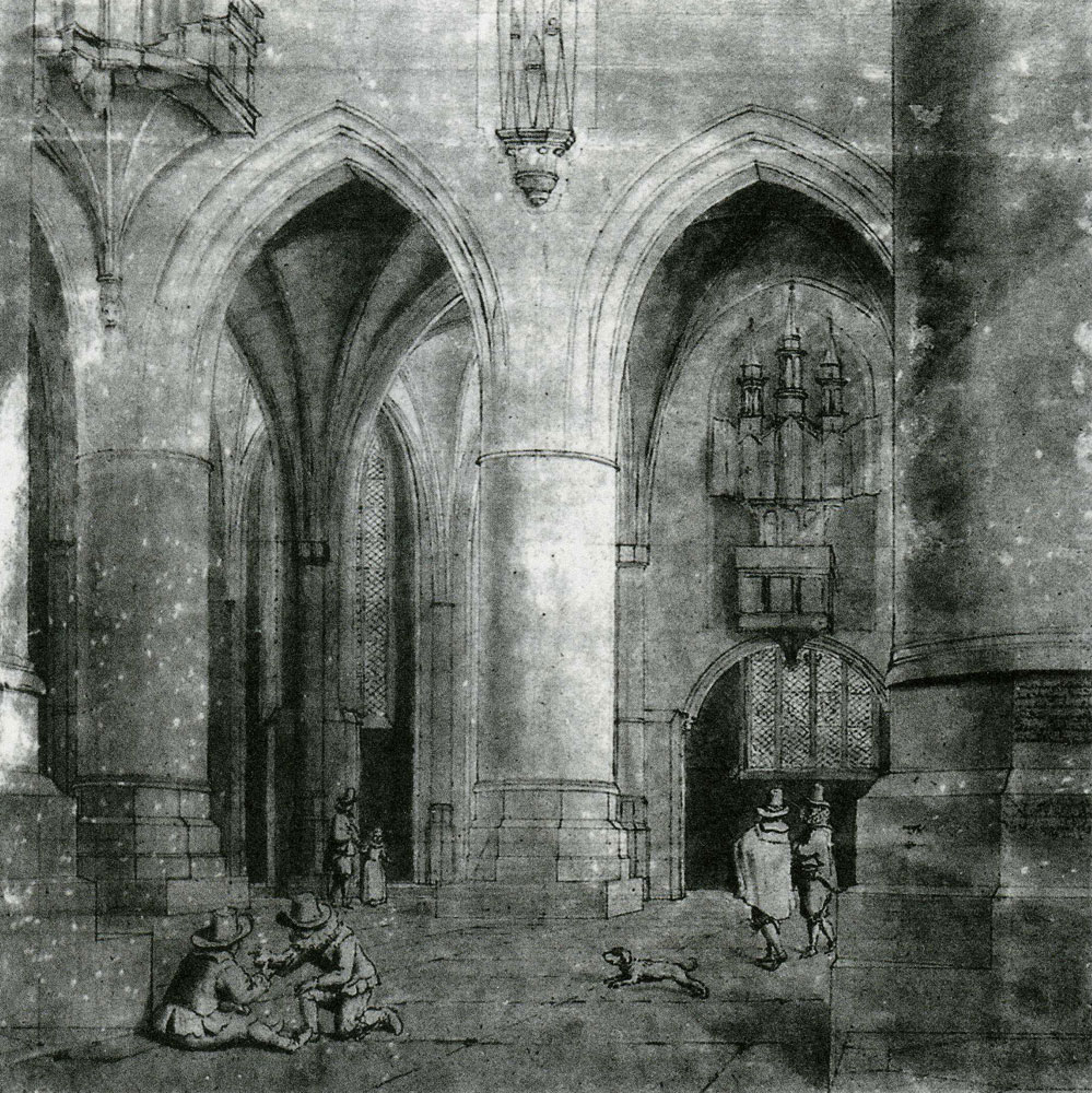 Pieter Saenredam - Interior of the St Bavokerk in Haarlem