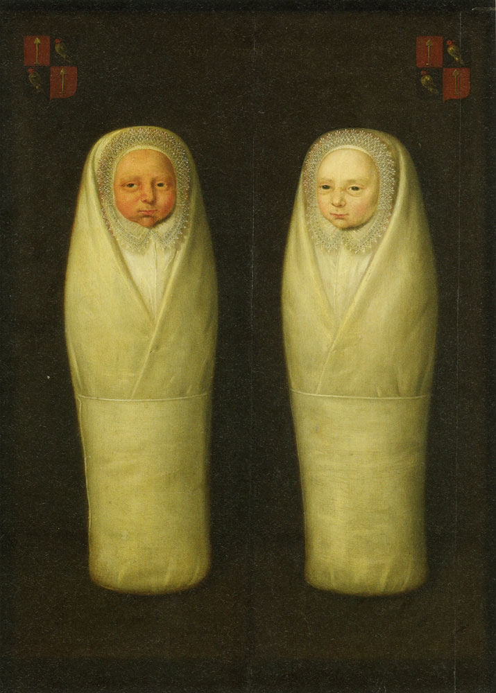 Anonymous - Twins in Swaddling-clothes: the Children of Jacob de Graeff and Aeltge Boelens, Who Died in Infancy