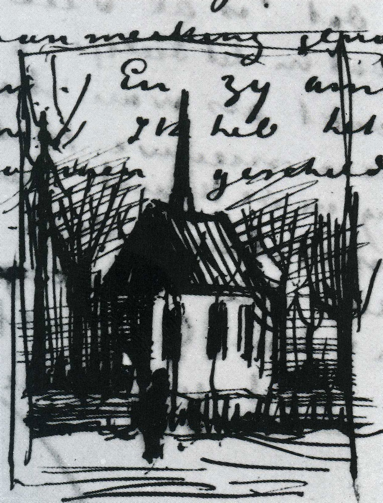 Vincent van Gogh - Church in Nuenen, with One Figure