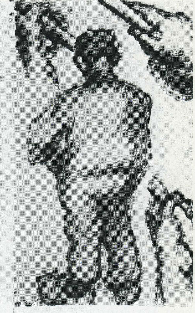 Vincent van Gogh - Peasant, Seen from the Back