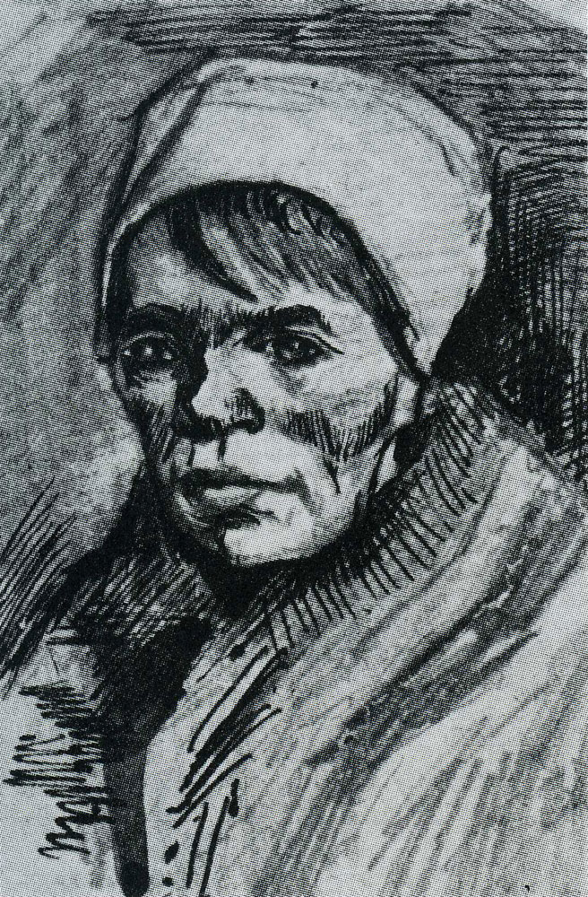 Vincent van Gogh - Peasant Woman, Head