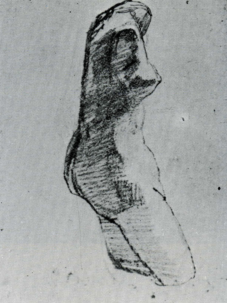 Vincent van Gogh - Plaster Torso of a Woman, Seen from the Side