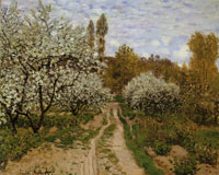 Claude Monet Apple Trees in Blossom